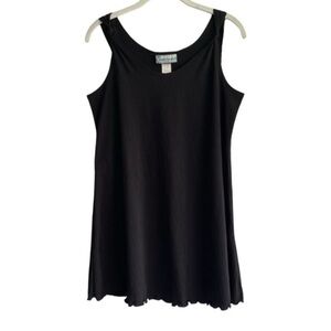 Portocruz Swim Coverup Dress Short Mini Black Size S